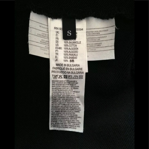 DIESEL Luxury Longsleeve 100% Cotton Sweater Mock Neck Zip Up Small - Picture 9 of 12